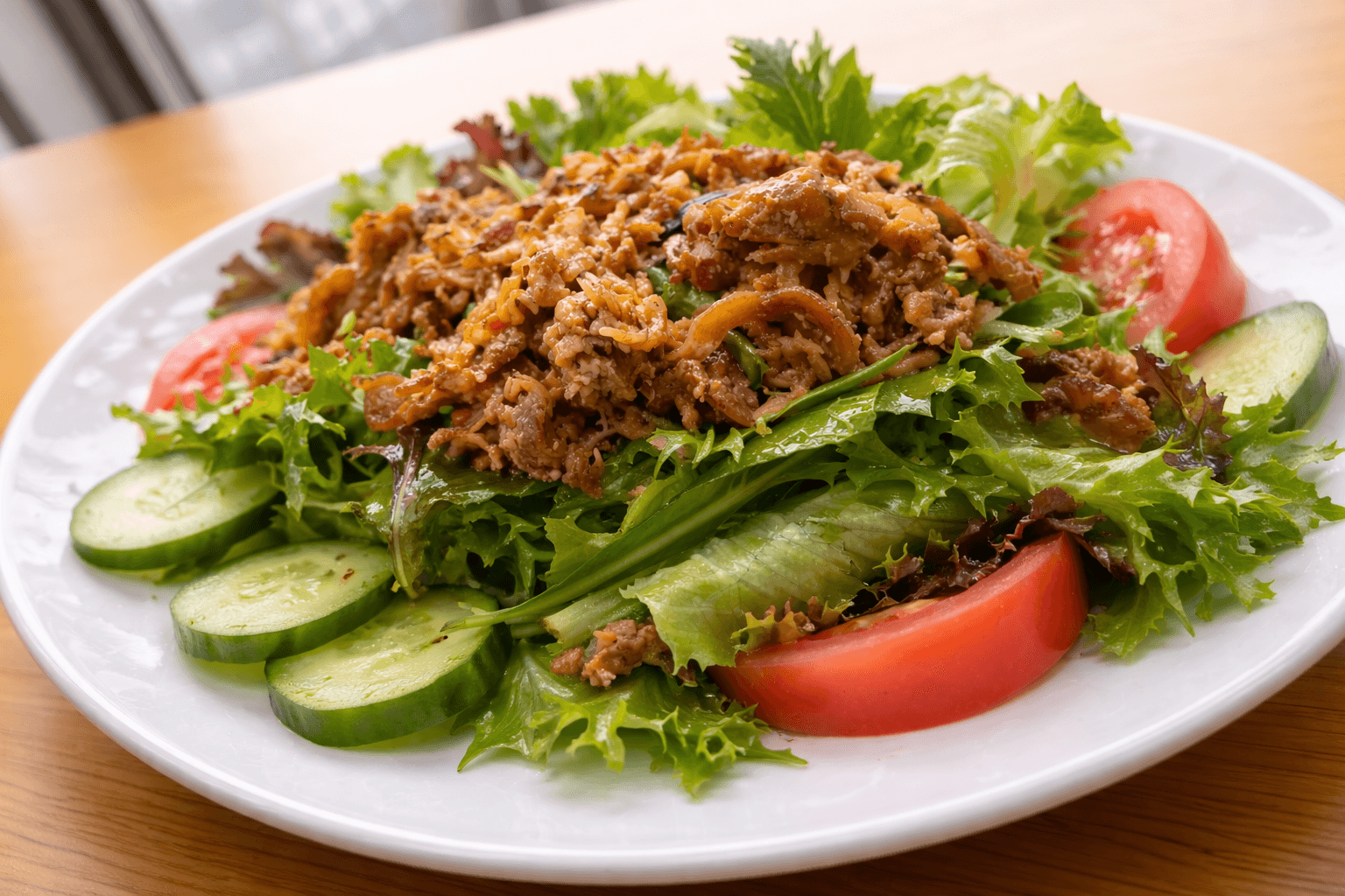 かしわ肉サラダ